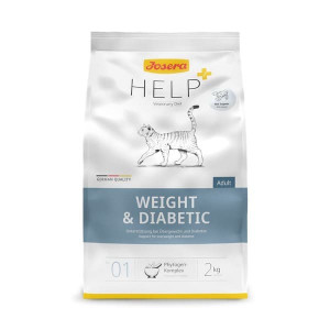 JOSERA HELP CAT WEIGHT & DIABETIC sausā kaķu barība 2kg